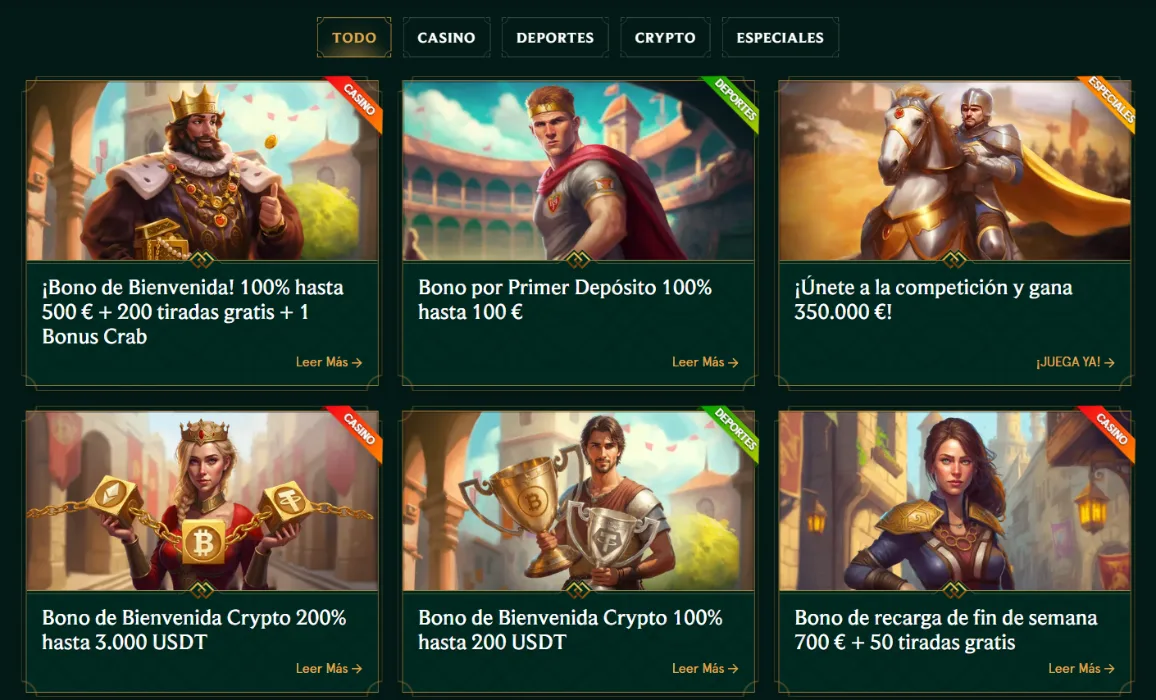 Casinia Promociones y Bonos Deportivos